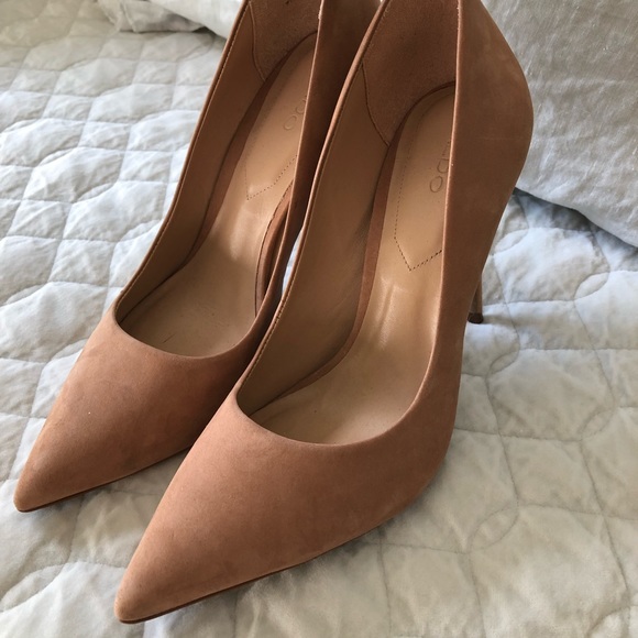 Aldo high heel suede shoes - size 7.5